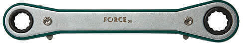 Force Double Polygon Wrench Straight with Ratchet Mechanism 10x11mm