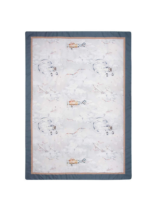 Greenwich Polo Club Baby Quilt 8852 110x150cm Grey