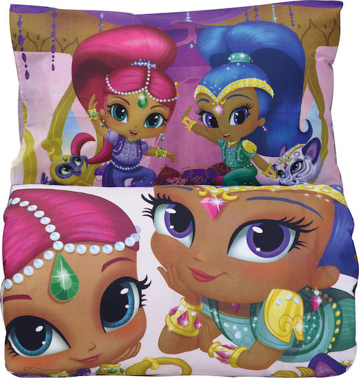 Das Home Kids Sheets Set Shimmer & Shine Fuchsia 160x260cm Das Home Kids Sheets Set Shimmer & Shine Fuchsia 160x260cm