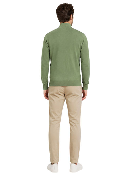 Men's Knitted Khaki Cardigan