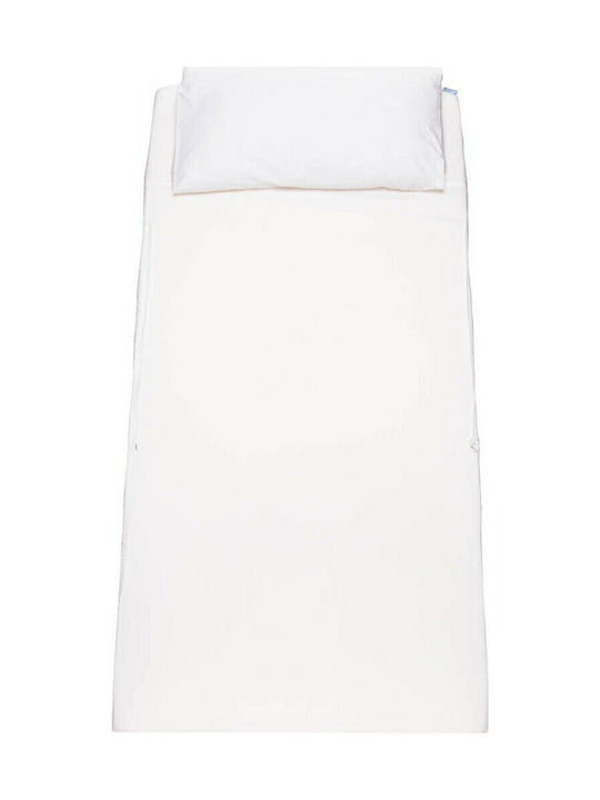 Grobag Σεντόνι Μονό Λευκό 90x190cm