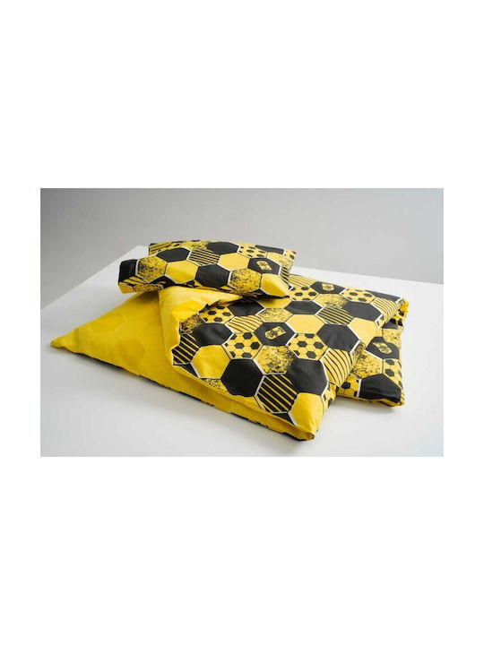 Vesta Home Kids Sheets Set Cotton Aris Yellow 170x260cm