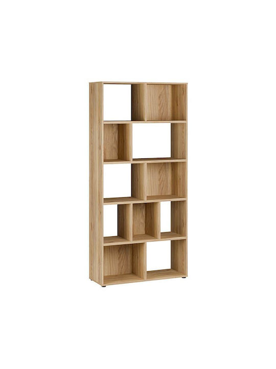 Wall Mounted Wooden White Bookcase 94x35x197cm