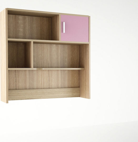 14 Етажерка Стена Oak-Pink 100x30x100см 14 Етажерка Стена Oak-Pink 100x30x100см