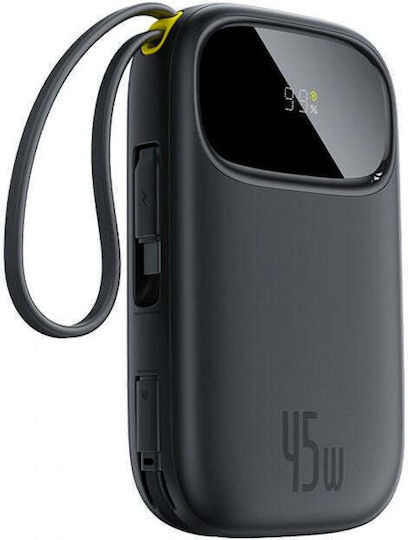 Baseus EnerFill FC31 Външна батерия 20000mAh 45W с USB-A порт и USB-C порт Черен