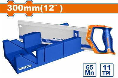 Wadfow Πριόνι Ξύλου με Φαλτσοκούτι 30cm WHW2112