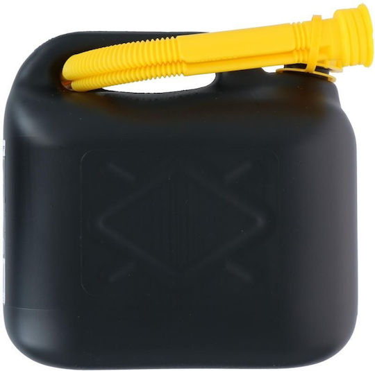 Dunlop Vehicle Δοχείο Καυσίμων Διπλής Θέσης Πλαστικό με Σωλήνα Επέκτασης 5lt Μαύρο
