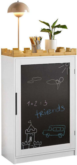 Cabinet pardoseală Lemn Alb 63x100x30cm