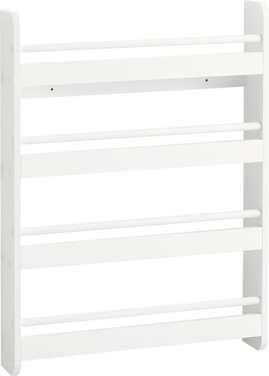 Bücherregal Boden Weiß 60x80cm