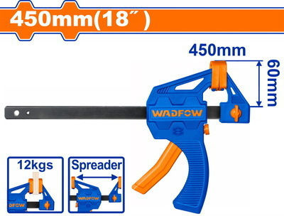 Wadfow WCP4318 Clește Automat Declanșator cu Deschidere Maximă 457.2mm