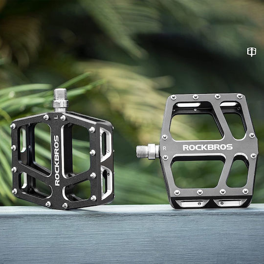 Rockbros Pedale de bicicletă Platformă Negre