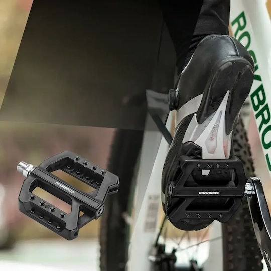 Rockbros Bicycle Pedals Folding Black