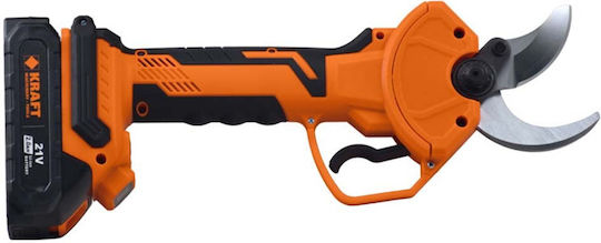 Kraft Pruning Shears Battery Brushless 21V 2x2Ah with Maximum Cutting Diameter 40mm