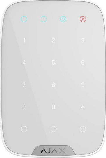 Ajax Systems Wireless Security Access-Control Keypad Touch White 8706.12.WH1