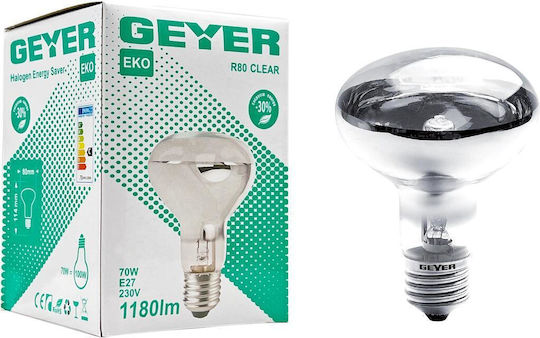 VK Lighting Halogen Lamp VK R80 70W E27 for E27 Socket with Power 70W 01011 016639