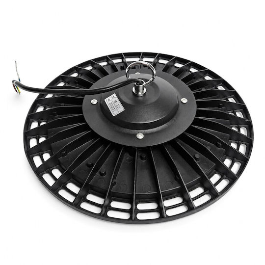 VenCore Φωτιστικό Καμπάνα 150W Ψυχρό Λευκό 21000lm με Ενσωματωμένο LED Λευκό Ø29xΥ8cm