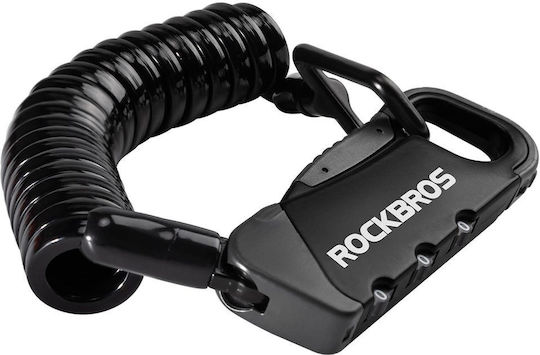 Rockbros Fahrradschloss Zusammenklappbar mit Kombination / mit Schlüssel Schwarze
