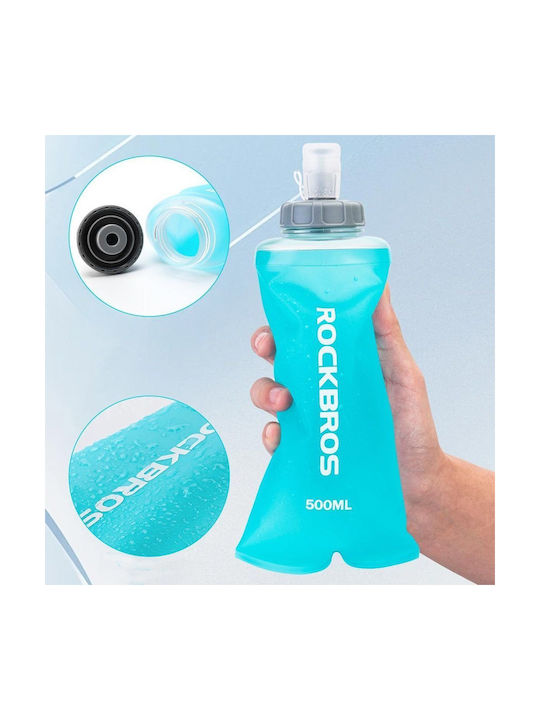 Rockbros Sports Water Bottle 500ml Light Blue