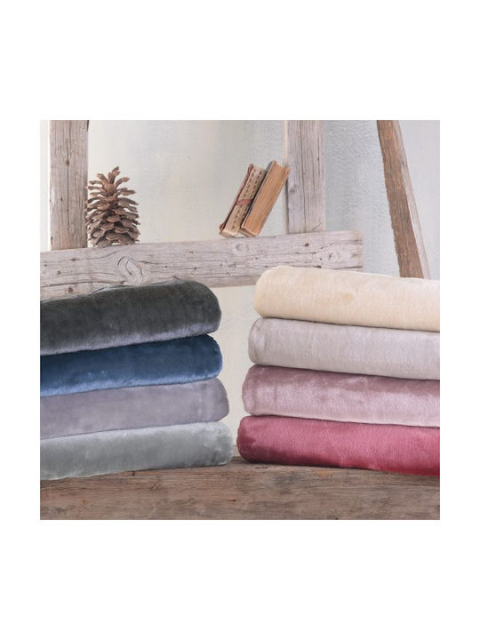 Rythmos Blanket Velvet Velour Beige 160x220cm