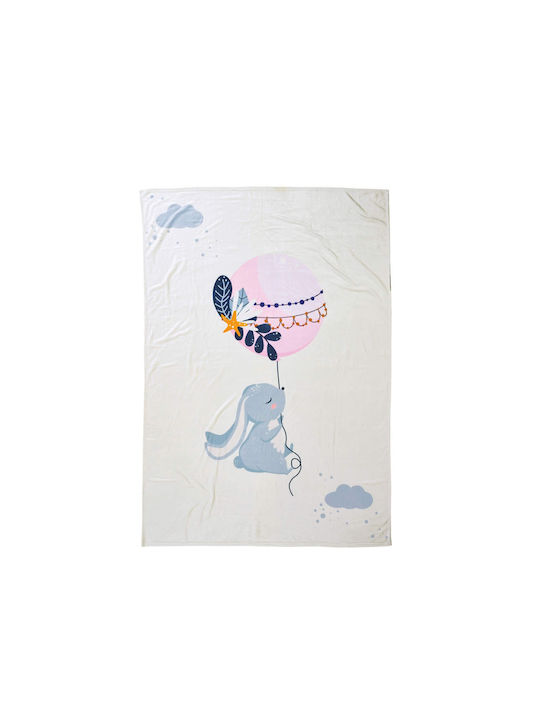 Das Home Decke Vlies 4915 Light Blue, Mint, Pink 160x220cm