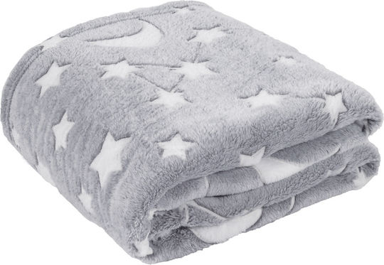 Das Home Decke Vlies Glowing Fleece Gray 160x220cm