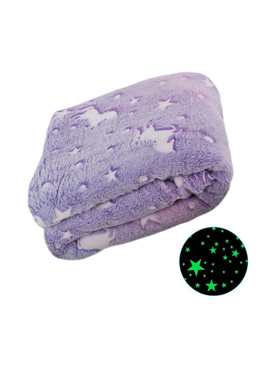 Verk Group Decke Leuchtend Purple 200x150cm