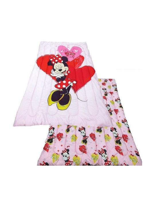 Dimcol Детско покривало Двустранен Единично Minnie 031 160x250cm