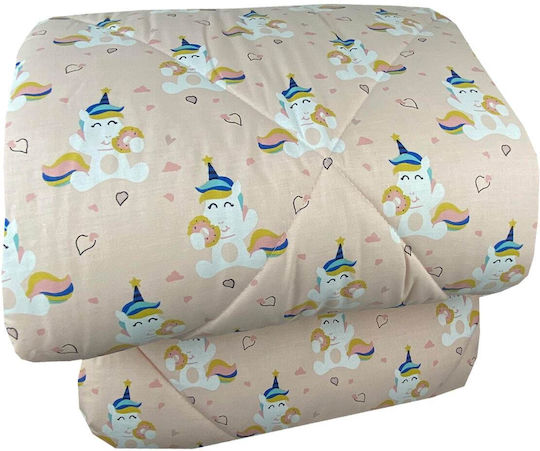 Astron Italy Pătură Pentru Copii Simplă Unicorn Donuts Roz 160x240 cm