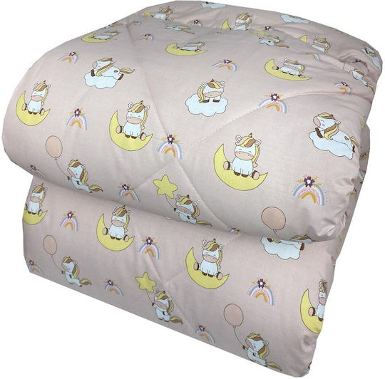Astron Italy Pătură Pentru Copii Simplă Unicorn Balon Roz 160x240 cm
