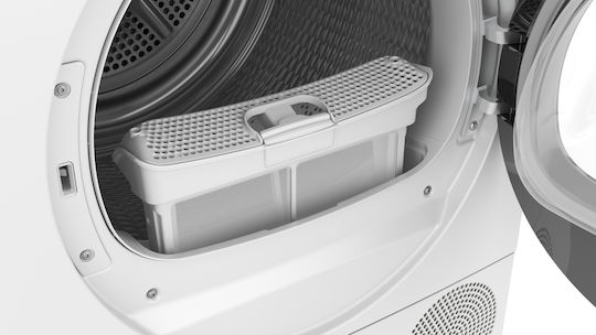 Bosch Serie 8 Στεγνωτήριο 9kg με Αντλία Θερμότητας