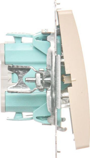 Kontakt-Simon Wall Push Bell Button Beige BMD1.01/12
