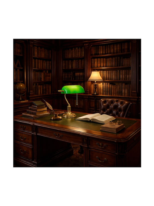 VenCore Office Lamp for Socket E27 in Green Color