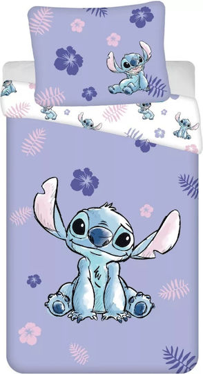 Set Kids Duvet Cover Single Purple