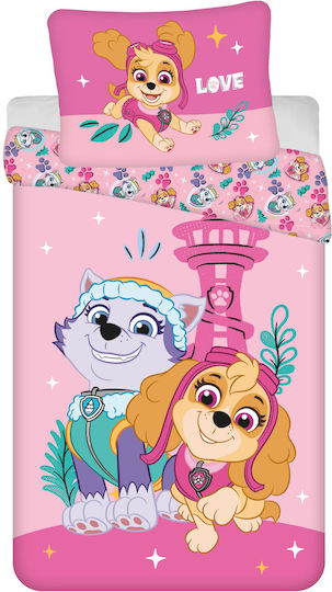 Set Kids Duvet Cover Single Pink
