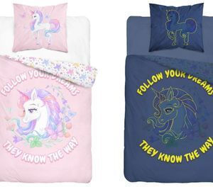 Detexpol Kinderbettbezüge Set Einzeln Glow In The Dark