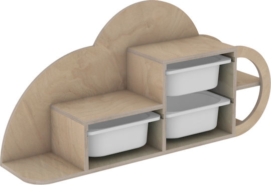 Детски Рафт Стена 98x22.5x48.5см Детски Рафт Стена 98x22.5x48.5см