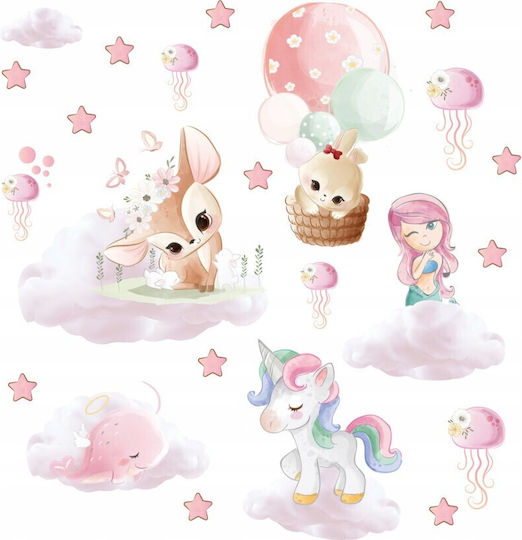 Decowalls Kinder Wandsticker Wand 60x120cm