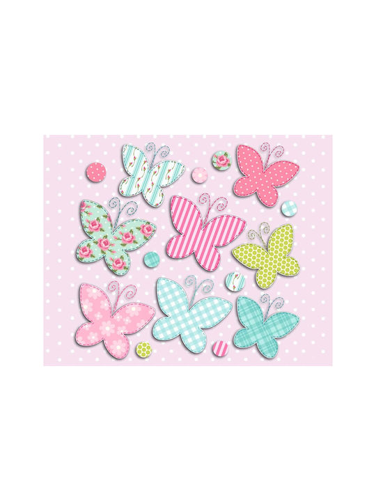 Ango Autocolant Decorativ pentru Copii Perete 3D Spumă Butterfly M 31.5x36buc 16buc