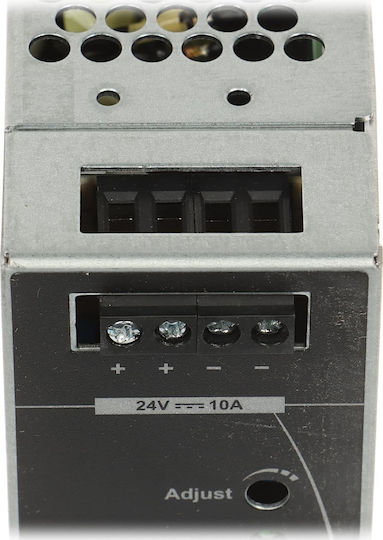 Delta DIN Rail Power Supply with 24V Output and 240W Power 10A