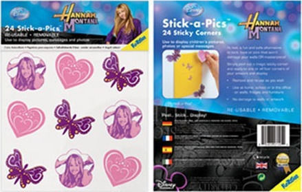 OIKOPEN Kids Wall Sticker Hannah Montana 24pcs