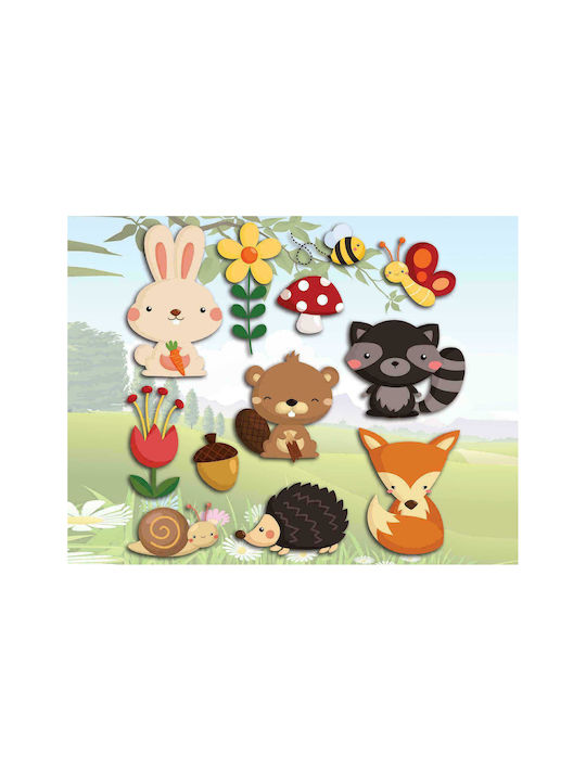 Ango Kids Foam Vinyl 3D Wall Sticker Happy Forest