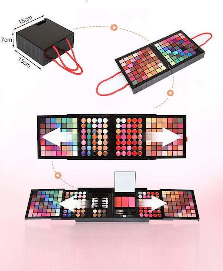 Make-up-Paletten und Sets Schönheit Kosmetikbox 177 Farben Lidschatten Set In Kosmetiktasche