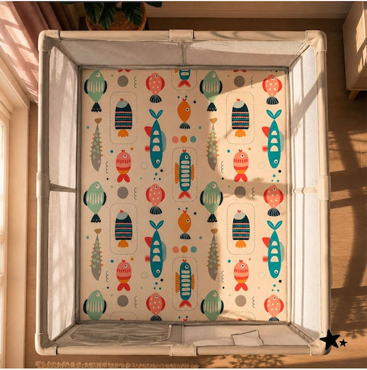 MalPlay Covor Pentru Copii Stele Multicolor 180x200cm