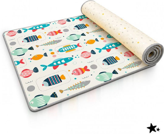 MalPlay Covor Pentru Copii Stele Multicolor 180x200cm