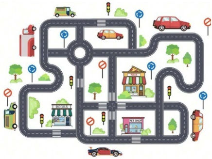 Autocolant Decorativ pentru Copii 87x65buc