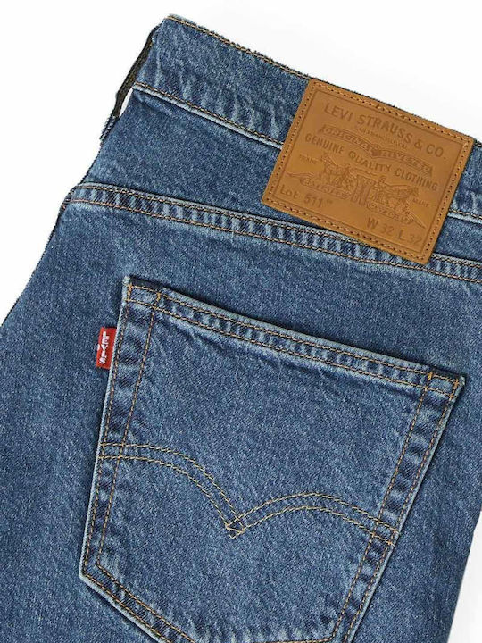 511 Herren Jeanshosen mit Schlank Anwendung Blau