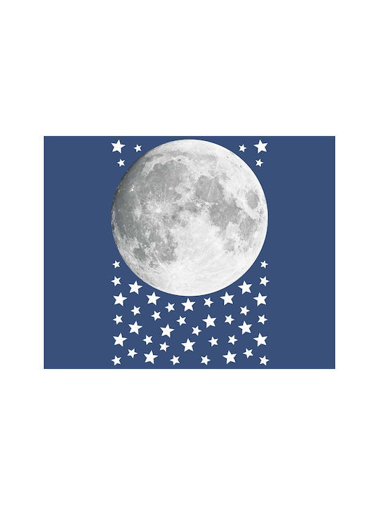 Ango Kinder Wandsticker Wand Leuchtend Moon 215x80cm