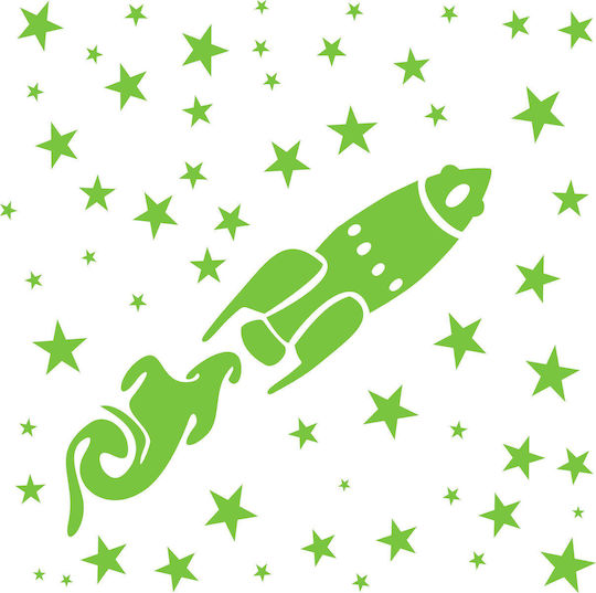 Decowalls Kids Glow-in-the-Dark Wall Sticker 30x60cm