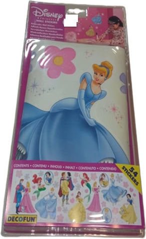 54 Disney Princess Kinder Wandsticker