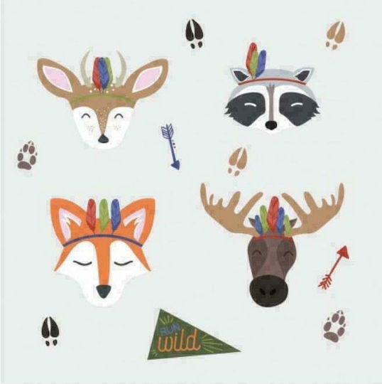 RoomMates Decor Детска стикерна за стена Стена Sleepy Woodland Animals 13бр RoomMates Decor Детска стикерна за стена Стена Sleepy Woodland Animals 13бр